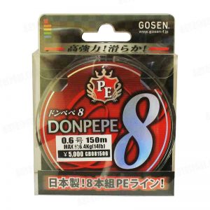Gosen DONPEPE 8 PE braid