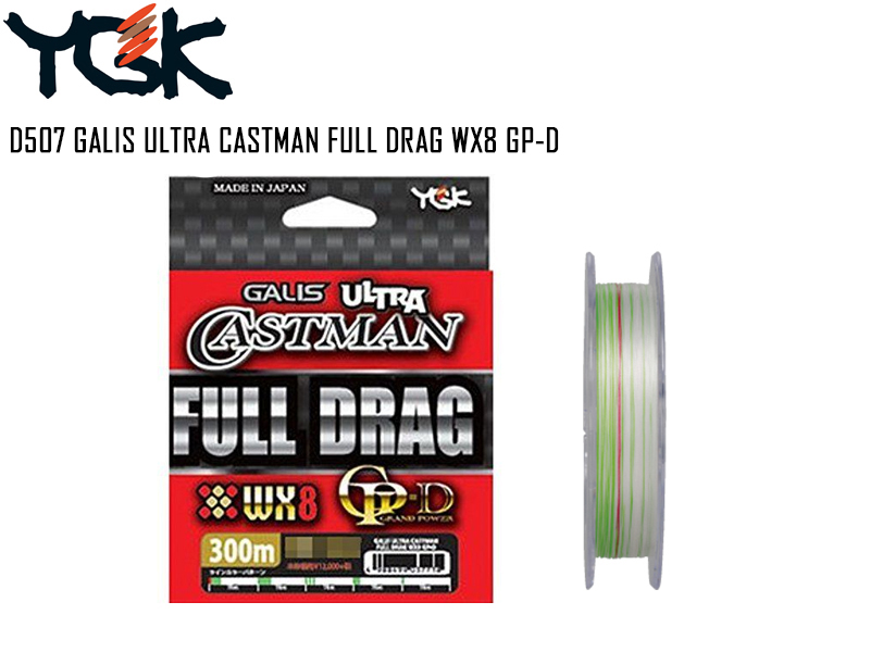YGK GALIS Ultra Castman Full Drag WX8 GP-D - The Angry Fish